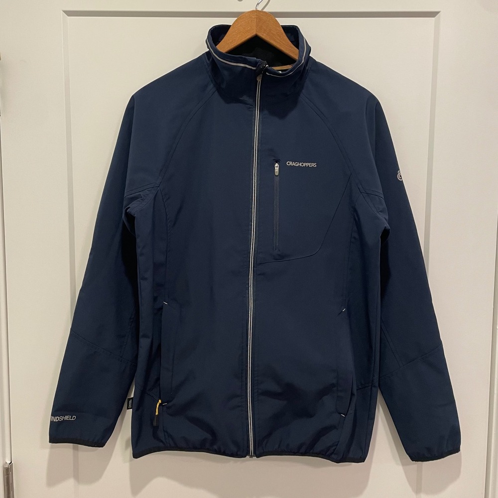 Craghoppers National Geographic Windproof Full Zip Jacket Navy Blue Men's Medium
